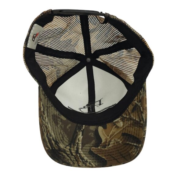Peoples Bank Embroidered Camo Mesh Snapback Cap Trucker Hunter Baseball Hat - Picture 5 of 13